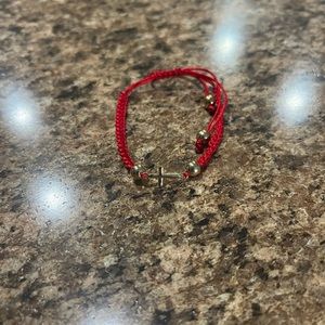 Red Cross Bracelet